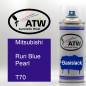 Preview: Mitsubishi, Ruri Blue Pearl, T70: 400ml Sprühdose, von ATW Autoteile West.